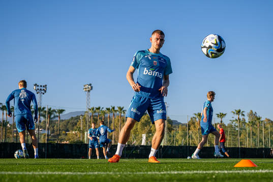 Julian Ryerson of the Norwegian national football team
