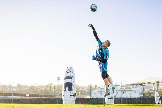 Goalkeeper Egil Selvik of the Norwegian national football