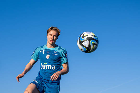 Kristian Thorstvedt of the Norwegian national football team