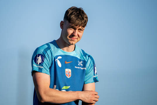Jørgen Strand Larsen of the Norwegian national football