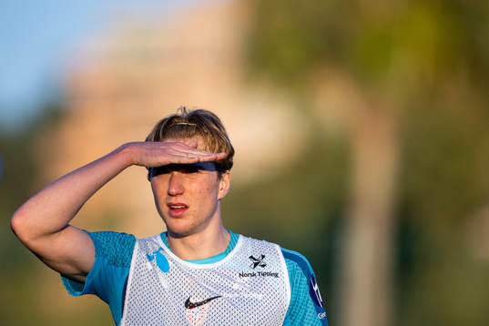 Kristian Thorstvedt of the Norwegian national football team