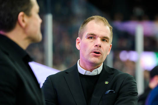 Färjestads huvudtränare Tomas Mitell