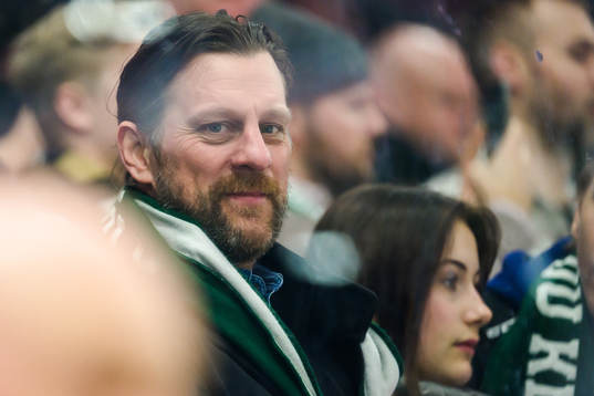 Före detta Färjestads spelaren Christian Berglund på