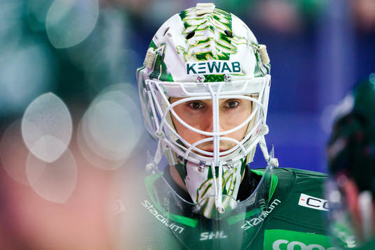 Färjestads målvakt Matthew Tomkins