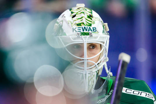 Färjestads målvakt Matthew Tomkins