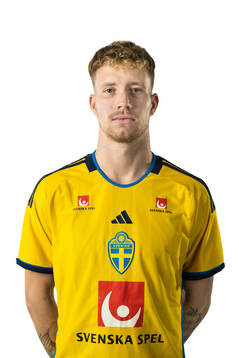 Samuel Gustafson of the Swedish national football team