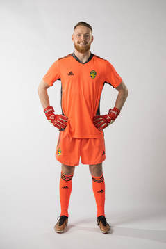 Viktor Johansson of the Swedish national football team