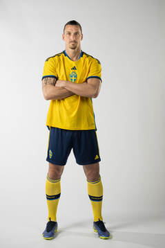 Zlatan Ibrahimovic of the Swedish national football team