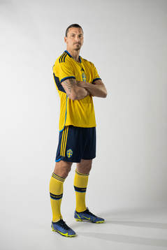 Zlatan Ibrahimovic of the Swedish national football team