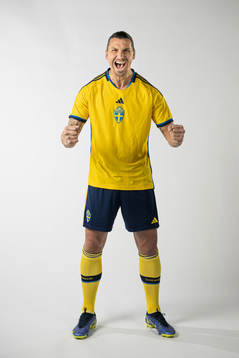 Zlatan Ibrahimovic of the Swedish national football team