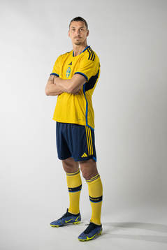 Zlatan Ibrahimovic of the Swedish national football team