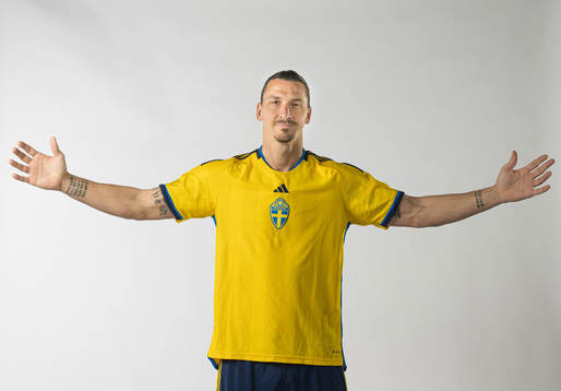 Zlatan Ibrahimovic of the Swedish national football team