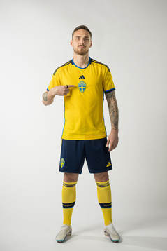 Linus Wahlqvist Egnell of the Swedish national football