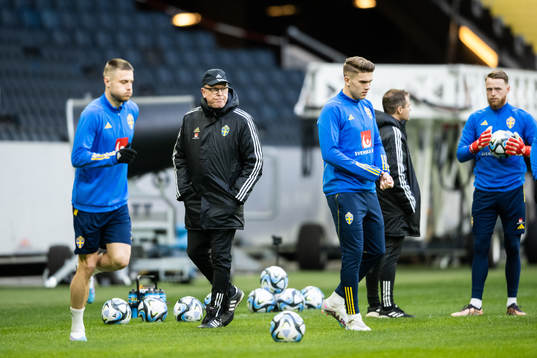 Janne Andersson head coach of the Swedish national football