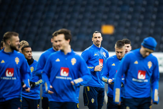 Zlatan Ibrahimovic of the Swedish national football team