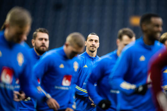 Zlatan Ibrahimovic of the Swedish national football team