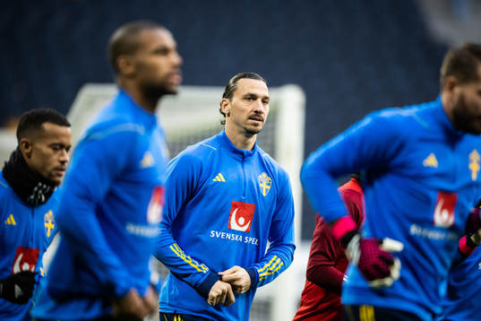 Zlatan Ibrahimovic of the Swedish national football team