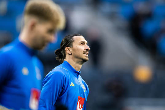 Zlatan Ibrahimovic of the Swedish national football team
