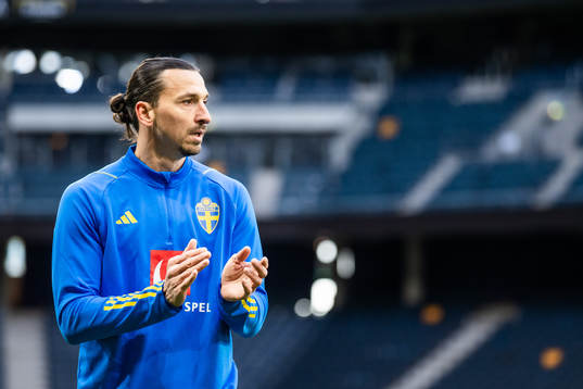 Zlatan Ibrahimovic of the Swedish national football team