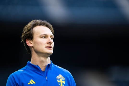 Hjalmar Ekdal of the Swedish national football team