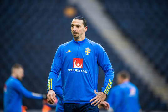 Zlatan Ibrahimovic of the Swedish national football team