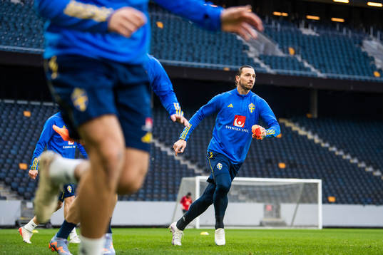 Zlatan Ibrahimovic of the Swedish national football team