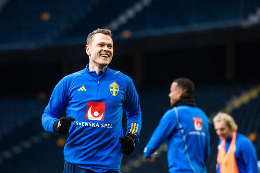 Viktor Claesson of the Swedish national football team