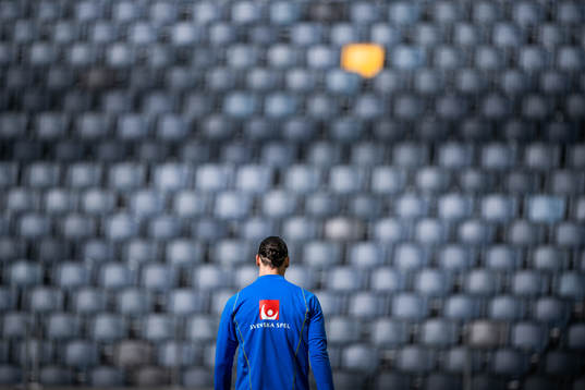 Zlatan Ibrahimovic of the Swedish national football team