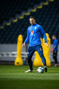 Zlatan Ibrahimovic of the Swedish national football team