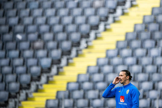 Zlatan Ibrahimovic of the Swedish national football team