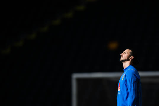 Zlatan Ibrahimovic of the Swedish national football team