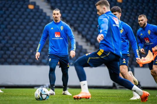 Zlatan Ibrahimovic of the Swedish national football team