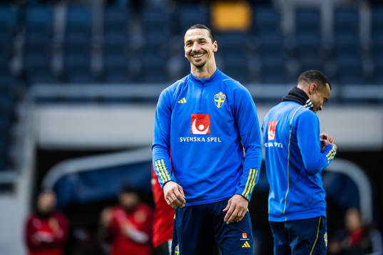 Zlatan Ibrahimovic of the Swedish national football team