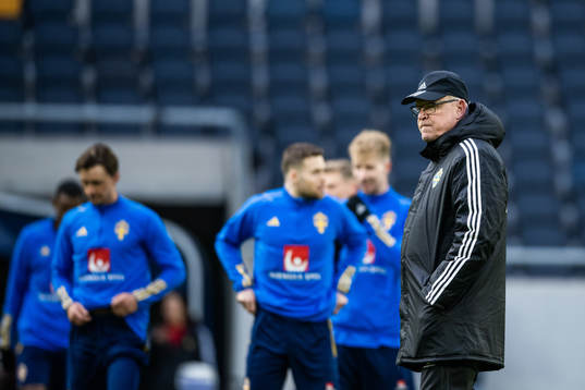 Janne Andersson head coach of the Swedish national football