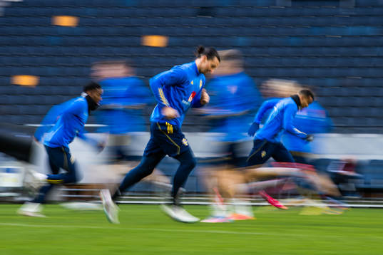 Zlatan Ibrahimovic of the Swedish national football team