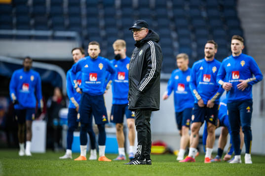 Janne Andersson head coach of the Swedish national football