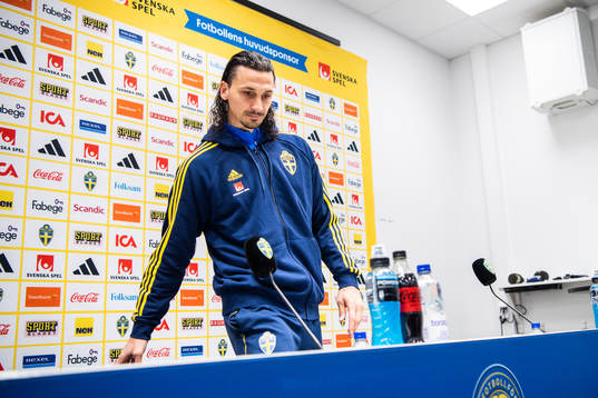 Zlatan Ibrahimovic of the Swedish national football team