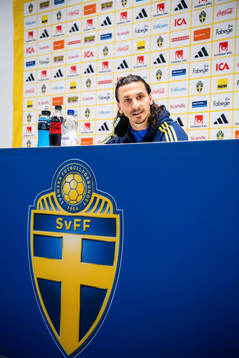 Zlatan Ibrahimovic of the Swedish national football team
