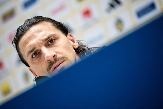 Zlatan Ibrahimovic of the Swedish national football team