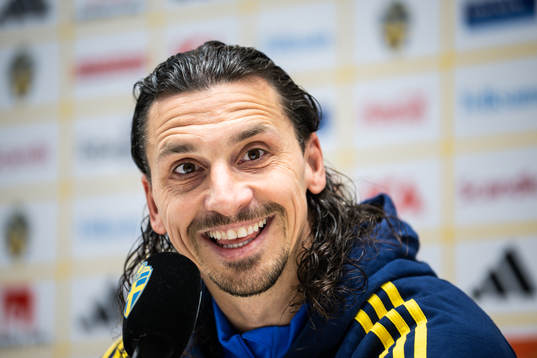 Zlatan Ibrahimovic of the Swedish national football team