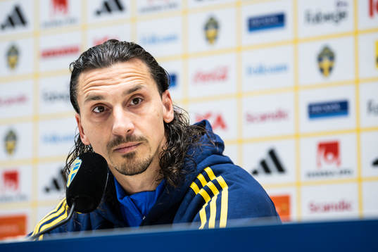 Zlatan Ibrahimovic of the Swedish national football team
