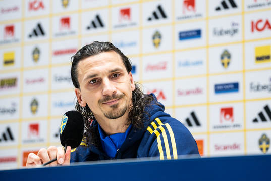 Zlatan Ibrahimovic of the Swedish national football team