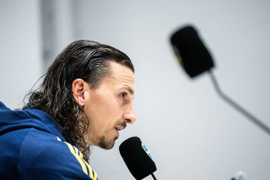 Zlatan Ibrahimovic of the Swedish national football team