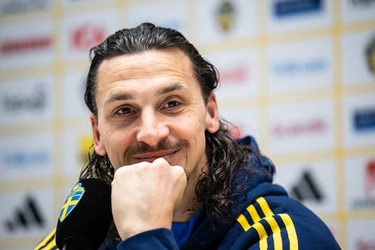Zlatan Ibrahimovic of the Swedish national football team