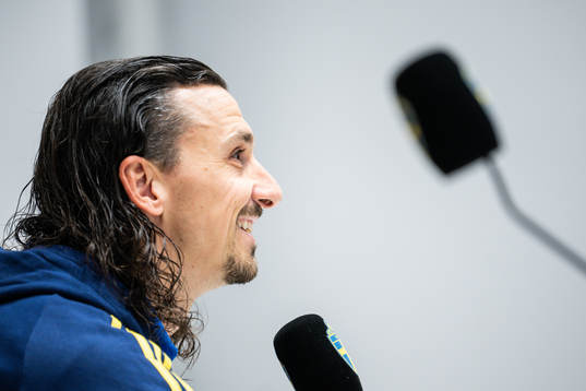 Zlatan Ibrahimovic of the Swedish national football team