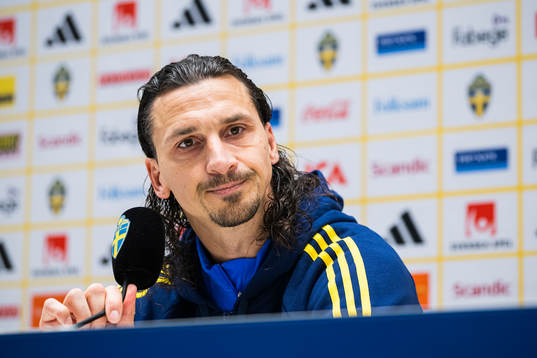 Zlatan Ibrahimovic of the Swedish national football team