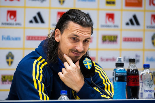 Zlatan Ibrahimovic of the Swedish national football team