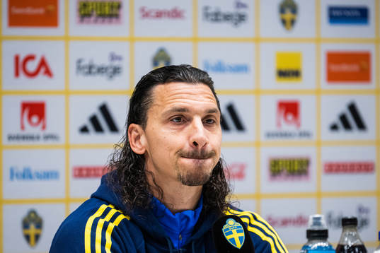 Zlatan Ibrahimovic of the Swedish national football team