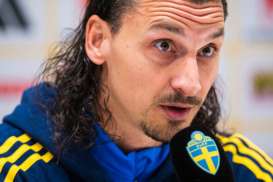 Zlatan Ibrahimovic of the Swedish national football team
