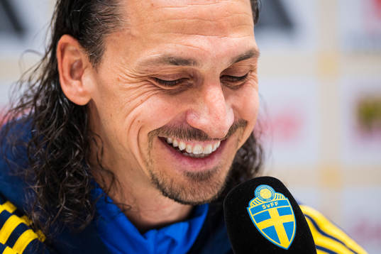 Zlatan Ibrahimovic of the Swedish national football team
